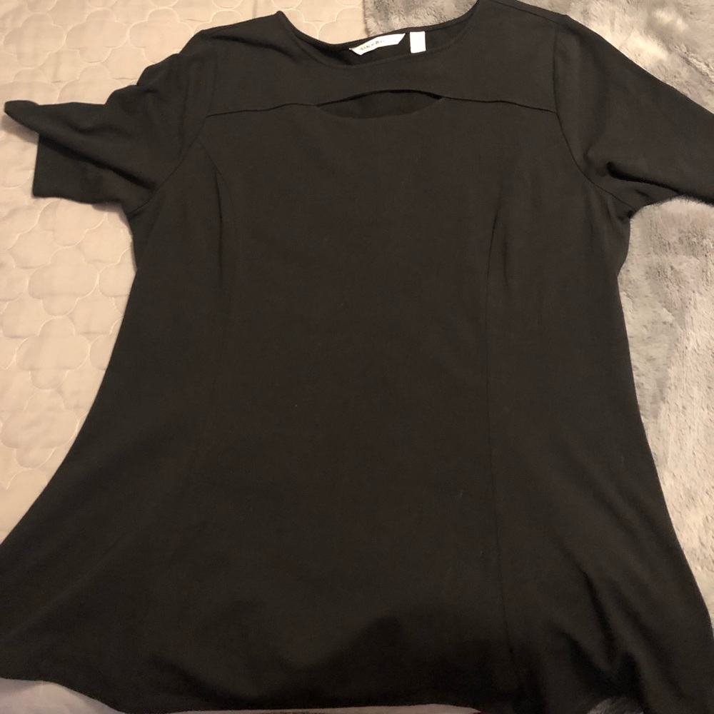 Isaac Mizrahi peplum top